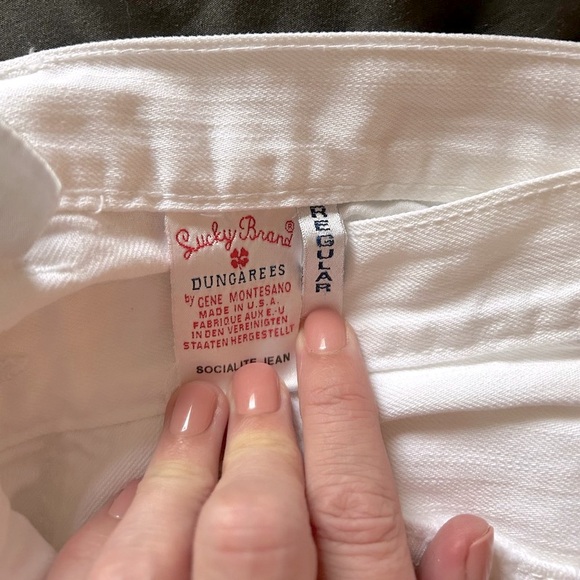 Lucky's Dungarees Jeans (White) - Picture 9 of 9